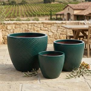 Macetas Grandes de Cerámica, Modernas, para Jardín, Patio, Plantas de Interior y Exterior - Product Image 1