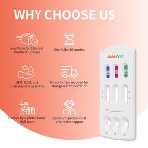 Teste Rápido Sabervet EHR/BG/ANA Ab Combo - Painel de Anticorpos para Doenças Transmitidas por Carrapatos |   Resultados em 10 Minutos |   OEM/ODM Disponível |   Uso Médico - Product Image 4