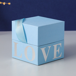 Cajas <span class=keywords><strong>de</strong></span> Regalo <span class=keywords><strong>de</strong></span> Lujo en Color Rojo Púrpura, Cajas <span class=keywords><strong>de</strong></span> <span class=keywords><strong>Dulces</strong></span> para Boda <span class=keywords><strong>con</strong></span> Asas - Product Image 4