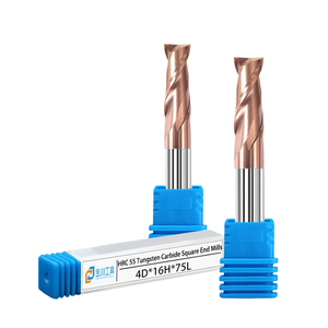 أداة طحن CNC عالية الجودة من سبائك التنجستن بحدين مربعة الشكل HRC55 AlTin قابلة للتخصيص حسب الطلب 10 مم - Product Image 3