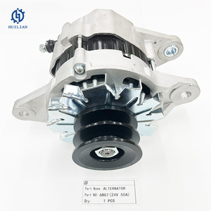 6bg1 6bb1 6BD1 6bd1t 6BG1T 6he1 6HH1 6hk1 6qa1 6sd1 6bt5.9 dh225 dh300 phát điện cho máy xúc Ex200-5 Máy phát điện diesel 24V 50A - Product Image 4