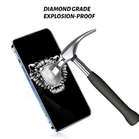 Lot de 3 protections d'écran en verre trempé HD 0,33 mm, qualité AAA pour iPhone 15 14 13 12 XR Pro Max 9H Téléphones mobiles