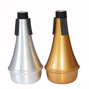 Populaire Aluminium Lichtgewicht Trompet Praktijk Mute Silencer Trompet Straight Mute Trompete Rechte Sourdine Trompet Mute