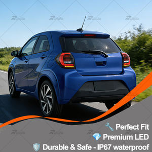 Feux arrière LED pour <span class=keywords><strong>Toyota</strong></span> Axia Wigo <span class=keywords><strong>Aygo</strong></span> <span class=keywords><strong>2023</strong></span> 2024 Paire LHD RHD Étanche ABS Ensemble de feux arrière de voiture - Product Image 4