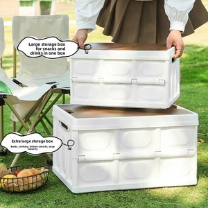 Caja de Almacenamiento Rectangular de Plástico para Exteriores, Organizador Plegable para Maletero de Coche, Caja de Almacenamiento Portátil para <span class=keywords><strong>Juguetes</strong></span> - Product Image 5