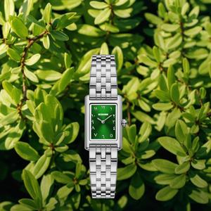 Montre à quartz de luxe personnalisable avec logo, cadran carré vintage arabe, bracelet classique en acier inoxydable pour femme, mouvement japonais - Product Image 3