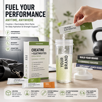 Rainwood Raw Material : Mélange de Créatine et d'Électrolytes en Poudre pour les Marques de Nutrition Sportive