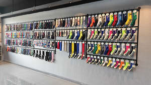 Chaussettes de sport respirantes Ningyue en tricot de compression Spandex/Nylon/Coton, vente en gros d'usine, motif et logo personnalisés, football - Product Image 6