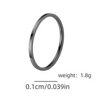 Großhandel Herren Verlobung feier Ring 18 Karat vergoldet 1mm hochglanz poliert Titan Zirkon Stilvolle Edelstahl Rhodium
