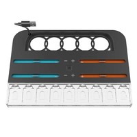 Interrupteur d'éclairage rvb 2 Dock de charge Nitendo Switch Card Storage Stand pour Nintend Switch2 Console de jeu Accessoires de jeu