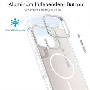 Custodia per iPhone 17 Pro Max 16 Pro 15 14 Plus <span class=keywords><strong>13</strong></span> 12 Pro con Colore Sfumato, Protezione Lente Anti-Caduta, Supporto Integrato, Sottile e Antiurto - Product Image 2