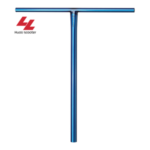 Huoli 680Mm * 610Mm Scs 4130 Chromoly Thép Xe Tay Ga Thanh T-Thanh Màu Sắc Nguyên Tùy Chỉnh Biểu Tượng Lừa Xe Tay Ga Thanh Cho Diễn Viên Đóng Thế Trẻ em' Xe Tay Ga - Product Image 3