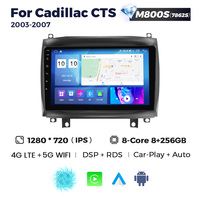 Lecteur DVD de voiture MEKEDE Android 11 4GLTE 8 + 128 android pour Cadillac CTS 2003-2007 IPS DSP GPS BT autoradio stéréo