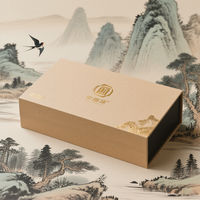 Boîte cadeau haut de gamme imperméable avec fermeture magnétique - Boîte rigide personnalisée avec logo imprimé et insert en mousse pour utilisation en supermarché