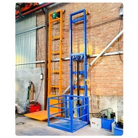 Ascenseur hydraulique ascenseur de cargaison petite plate-forme élévatrice électrique ascenseur domestique de Type Rail Simple