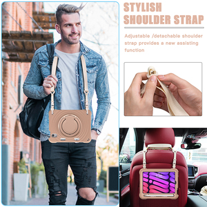 Thiết kế mới 360 xoay chống thả trường hợp gồ ghề với dây đeo vai và xử lý Grip cho <span class=keywords><strong>iPad</strong></span> <span class=keywords><strong>Mini</strong></span> 7 <span class=keywords><strong>mini</strong></span> 6 phổ Bìa - Product Image 6