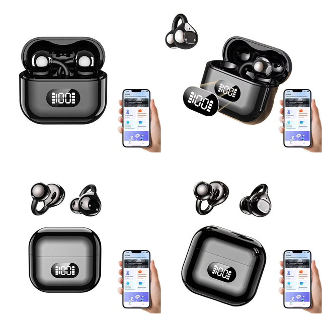Wireless Ear Phone with LED Display AI Translation Earbuds with 150 Languages Real Time Headphone Mobile Accessories Wholesale