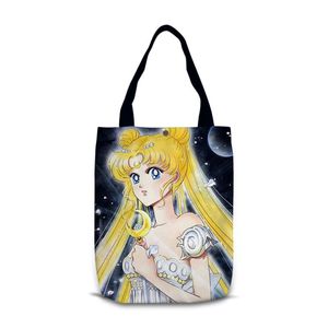 Vente en gros de sacs de courses fourre-tout décontractés dessin animé avec logo personnalisé grande capacité jolis sacs à bandoulière mignons de <span class=keywords><strong>marin</strong></span> en toile pour <span class=keywords><strong>filles</strong></span> - Product Image 4