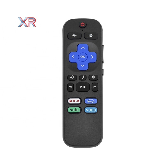 Wholesale 17-Keys Universal TV Remote Control Replacement Popular for Roku TCL Hisense Onn Sharp Smart TVs Made of Plastic