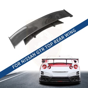 ปีกท้ายรถด้านหลังทำจากไฟเบอร์กลาสผสมคาร์บอนไฟเบอร์สไตล์สุดลับสำหรับ Nissan GTR R35 - Product Image 2