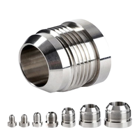 Sambungan Las Aluminium Universal AN16 dengan Ulir Jantan untuk Saluran Bahan Bakar, Minyak, Gas, dan Air