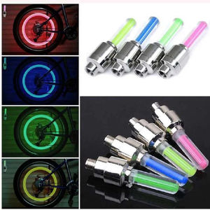 Accessoires de lumière pour vélo de route et VTT : Capuchons de pneu LED à détecteur de mouvement, lumières pour rayons de roue, clignotants néon - Vente en gros - Product Image 6