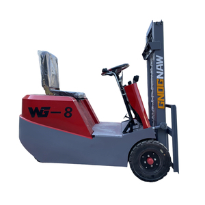 V 3 Tekerlekli Forklift Mini 1 Ton 1.5 Ton Küçük Dönüş Yarıçaplı Kaldırma Aracı 2 Ton 4.5m 7m Kısa Dingil Mesafeli Elektrikli Forklift - Product Image 1