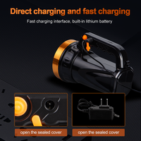 Lampe torche LED haute puissance longue portée Helius, rechargeable, haute luminosité, pour aventures en plein air, camping, randonnée