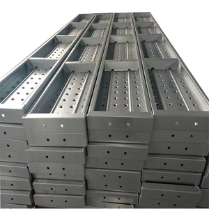 Metal Plank Galvanized <strong>Scaffolding</strong> Wailking <strong>Board</strong> Steel Hot Dip Galvanized <strong>Deck</strong> Used at <strong>Scaffolding</strong> Tower <strong>Scaffolding</strong> Plank Jet - Product Image 1