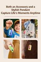 Cámara de Juguete de Bolsillo para Niños, Portátil, Recargable, con Batería de 200 Amh, Cámara Mini para Tomar Videos e Imágenes en 1080P