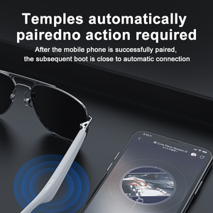 Không dây thông minh kính âm thanh Wifi <span class=keywords><strong>Bluetooth</strong></span> Tai nghe không thấm nước điều khiển điện thoại máy ảnh Kính mát kính thông minh cho kính - Product Image 3