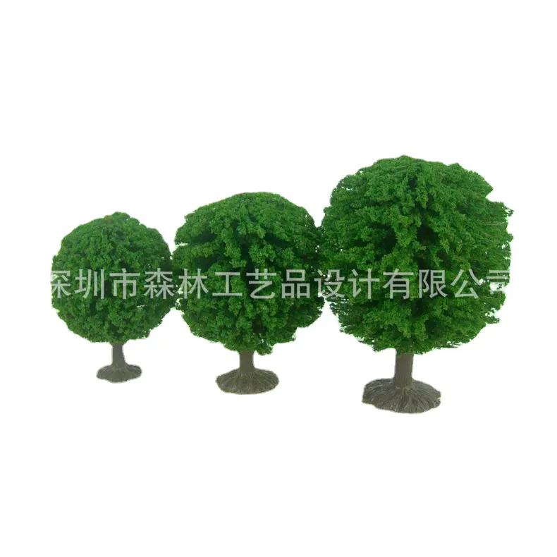 Plantes artificielles modèle de table de sable environnement arbre, modèle de jouet d'étudiant, cèdre SG10 (en boîte)