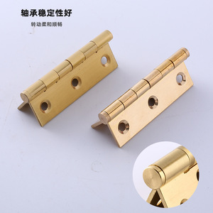 Brass Furniture Hinge 1 2 2.5 Inch Surface Mount Durable Cabinet Door Hinge Traditional Style - Product Image 1
