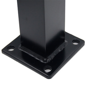 Vente directe d'usine clôture <span class=keywords><strong>à</strong></span> lame en aluminium fendue avec poteaux panneaux de clôture en fer imperméables - Product Image 5