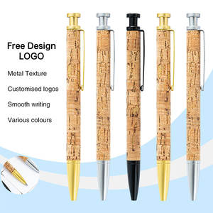 Stylo à bille en bois <span class=keywords><strong>grain</strong></span>é P4601 en gros, 1,0 mm, promotion d'entreprise, cadeau publicitaire, stylo à bille personnalisé, impression de logo personnalisé - Product Image 1