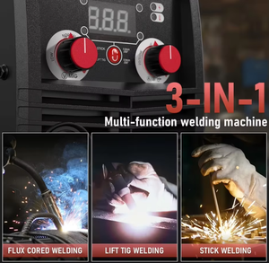 YEESTECH FLUX-135 MINI 135Amp Poste à souder MIG 110V sans gaz pour fil fourré, machine à souder 3-en-1 MIG/Lift <span class=keywords><strong>TIG</strong></span>/électrode - Product Image 6