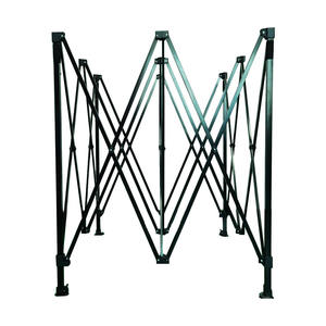 Chapiteau pliable d'extérieur 10x10, tente publicitaire pop-up, cadre en acier moyen, polyester enduit de polyuréthane 300D/600D pour le commerce - Product Image 1