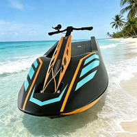 Planche de surf électrique hydrofoil E-foil en fibre de carbone, nouveau design 2026, puissance 8000W, vitesse 45KM/H, pour sports nautiques d'été