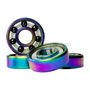 Harga grosir ABEC 11 608 627 keramik Longboard Skate bola dalam alur bantalan Skateboard untuk roda roller inline quad skate