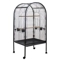 Cage à oiseaux en fer forgé de taille moyenne, pliable, en acrylique, écologique, avec support suspendu, accessoires pour éleveurs d'oiseaux, boîte pour animaux de mariage