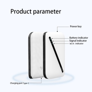 Punto de Acceso WIFI Portátil 4G LTE, Router WIFI Móvil con Ranura para Tarjeta SIM MF06 con B1/3/5/7/8/20/28/B38/40/4 - Product Image 5