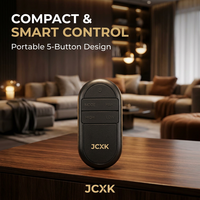 Télécommande métallique JCXK RCT005 à 5 touches pour fauteuil de massage infrarouge à pieds fixes, portée 20m, piles AAA, appareil de beauté médical pour salon