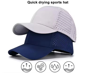 Casquettes de golf et casquettes de baseball personnalisées avec logo, 5 panneaux, imperméables, perforées au laser - Product Image 3