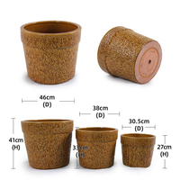 Set Pot Bunga Terakota Ramah Lingkungan Premium untuk Tukang Kebun Global