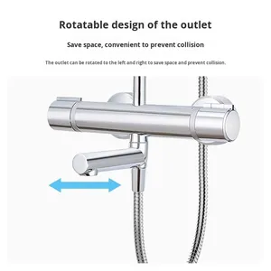 Shower <b>Set</b> 30021T Top <b>Spray</b> Wall-Mounted Bathroom Toilet Boosting Soft Pattern Showerhead - Product Image 2
