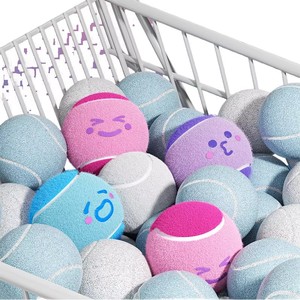 צעצועי לעיסה לכלבים ספורטיביים, אקולוגיים, דמויי כלב, עם לוגו בהתאמה אישית, ספקי ציוד לחיות מחמד, כדורי טניס מגומי סיטונאיים, צעצוע אינטראקטיבי לכלבים - Product Image 1
