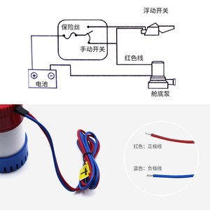Marine Submersible bilge Pump 12v DC 10ft Delivery Head for Boat Caravan Pool Water Drainage - Product Image 1