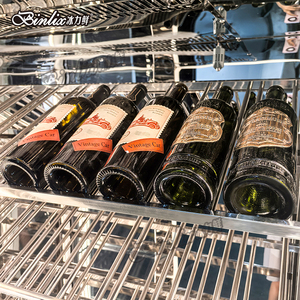 Vitrina Refrigerada Comercial Personalizada de Acero Inoxidable para Vino, para Restaurantes, Hoteles y Bodegas, para Exhibición de Vinos de Alta Gama - Product Image 6