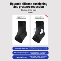 Cicodaa manchon de Compression respirant Sport soutien Wrap orthèse pour volley-ball/basket-ball pied goutte bandé soin de la cheville