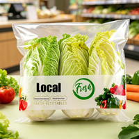 China Custom Fresh Vegetable Verpakkingszakken Fruitverpakkingszak Zelfklevende Bedrukte Transparante Plastic Fruitzak Prijs